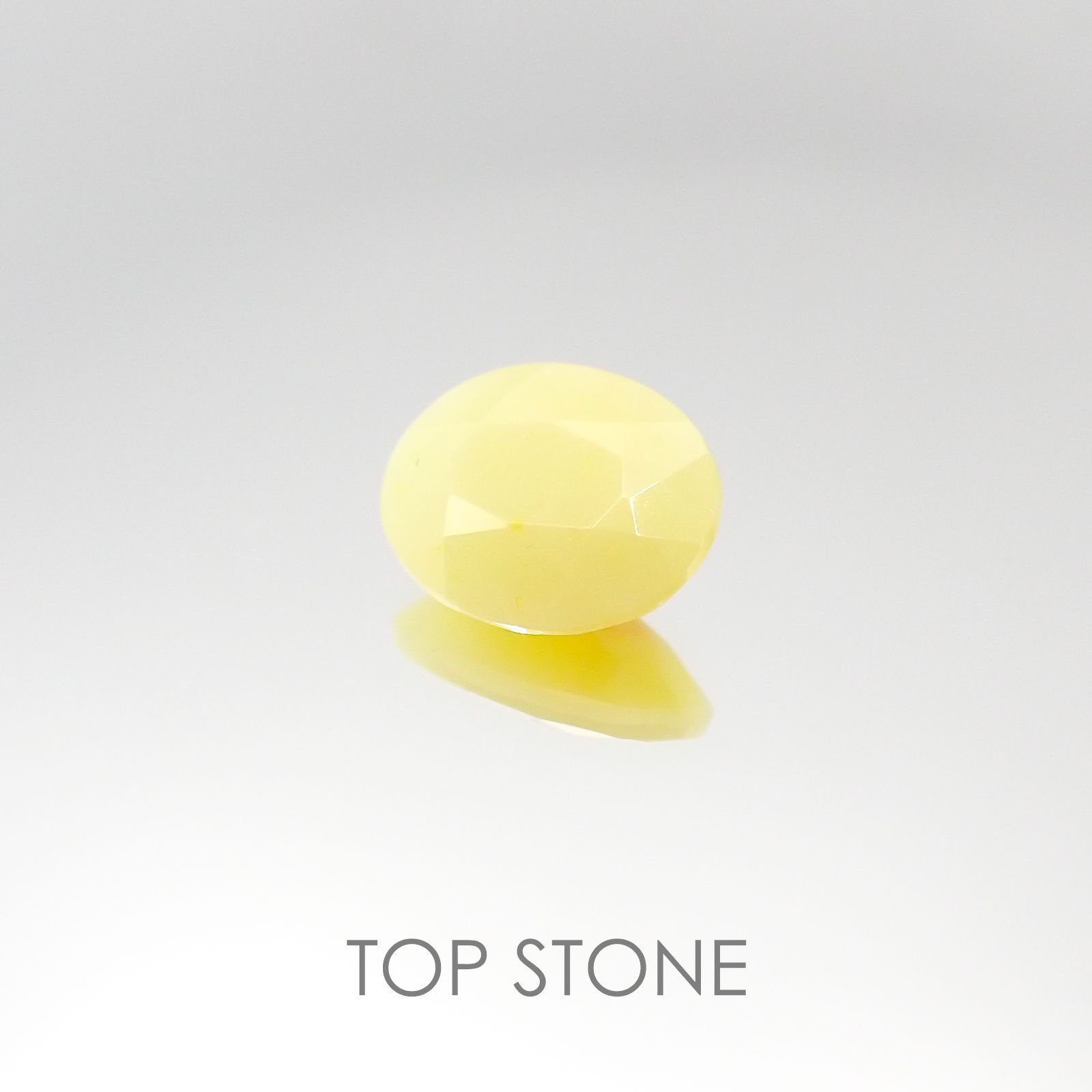 スミソナイト イタリア産 ルース 2.459ct ソーティング付き[20095823]9.5×7.6mm前後