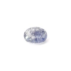 デュモルチェライトインクォーツ ブラジル産 0.74ct / 6.8x5.5mm前後 [260331855]
