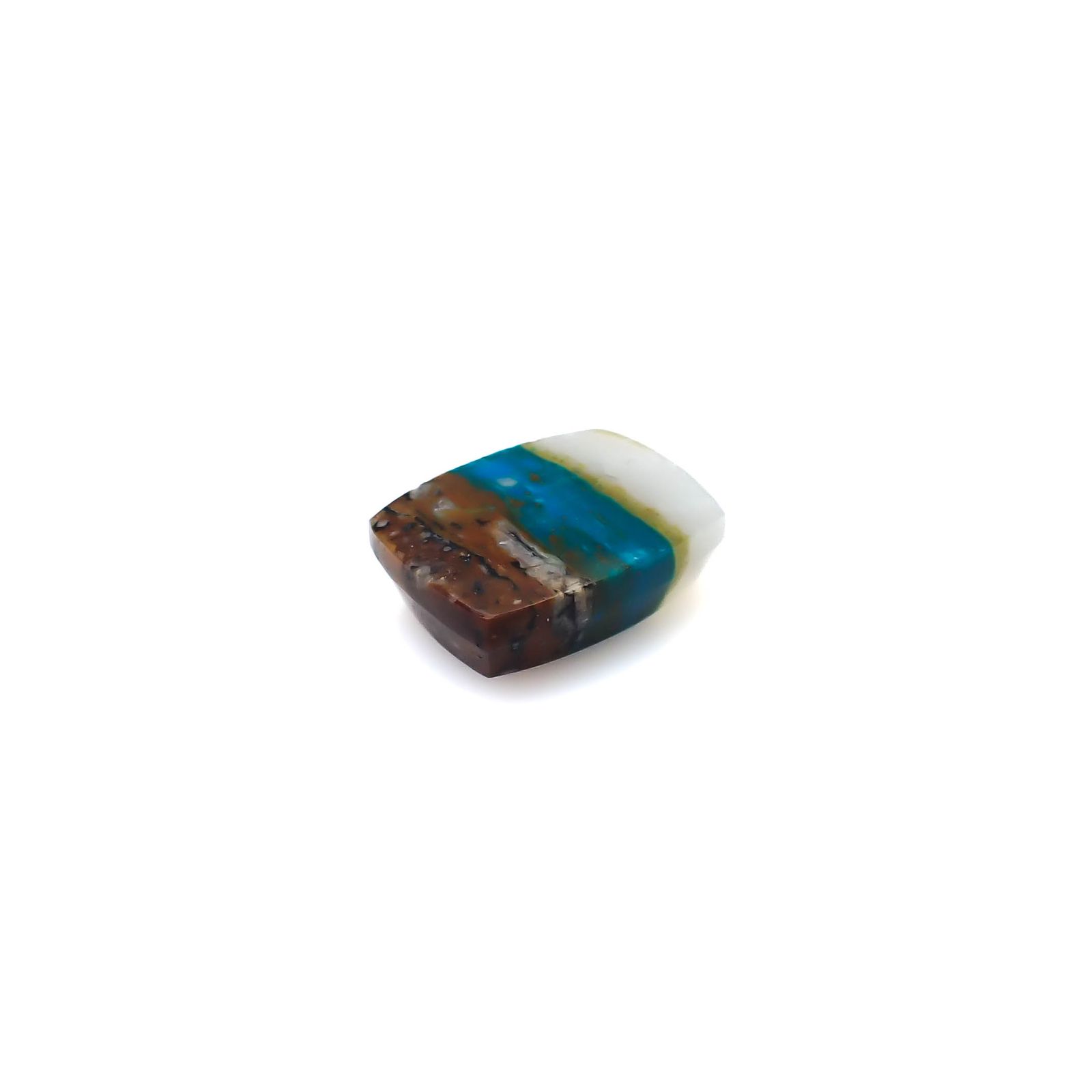 ブルーオパール ペルー産 9.95ct [250330143]16x12.3mm前後