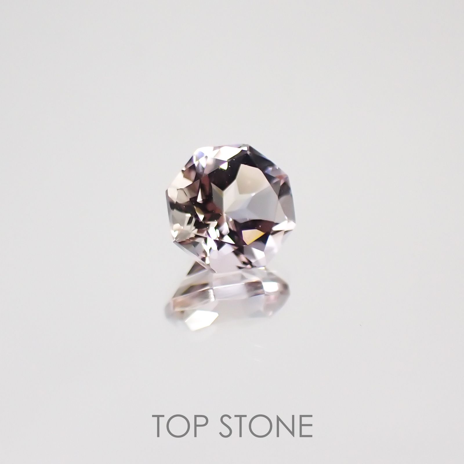 ◇オクタゴンカット◇アメトリンSA ブラジル産 ルース 0.99ct[210611050]6.1×6.1mm前後