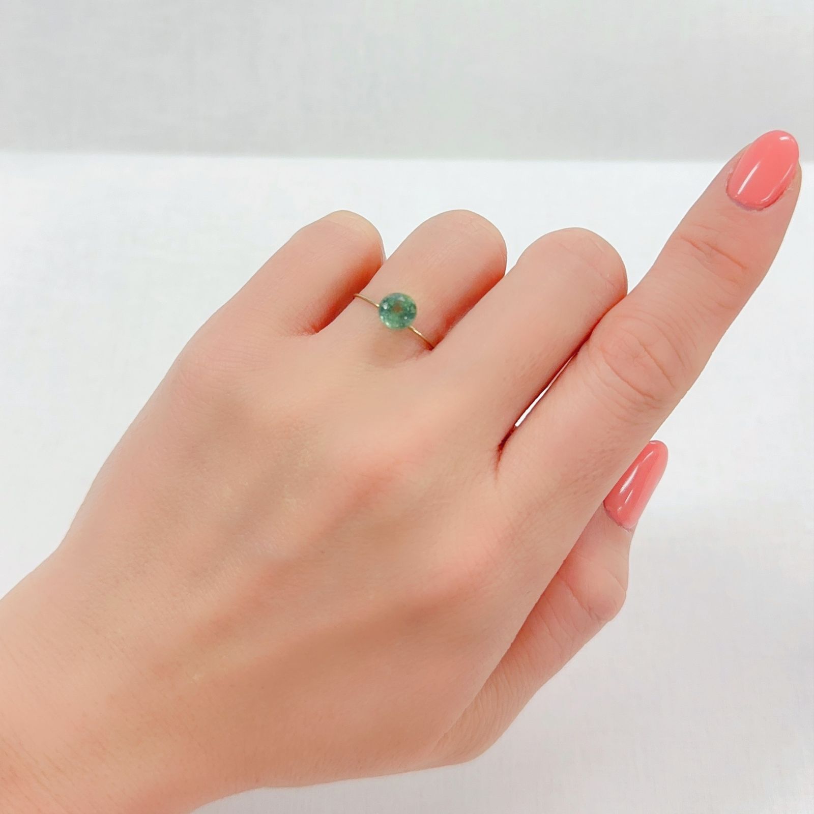 グリーンカイヤナイト タンザニア産 1.32ct[230220569]6.1x6.1mm前後