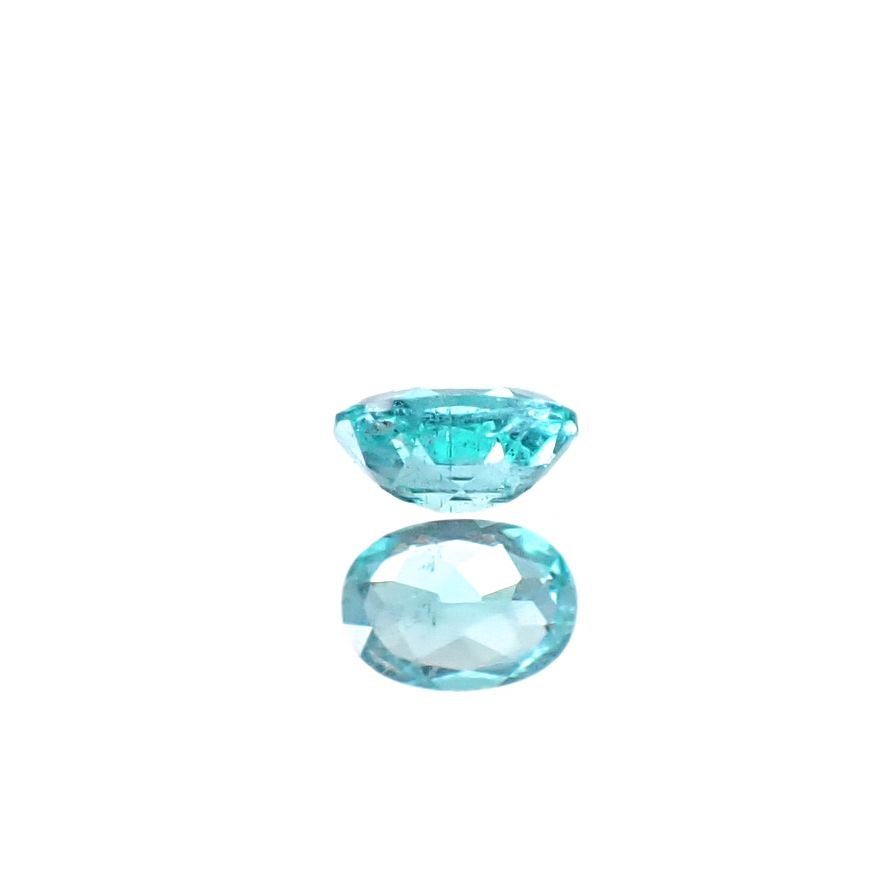 パライバトルマリン(宝石名トルマリン/別名パライバ・トルマリン)ブラジル産 識別済 0.066ct / 2.9x2.1mm前後 [260116338]