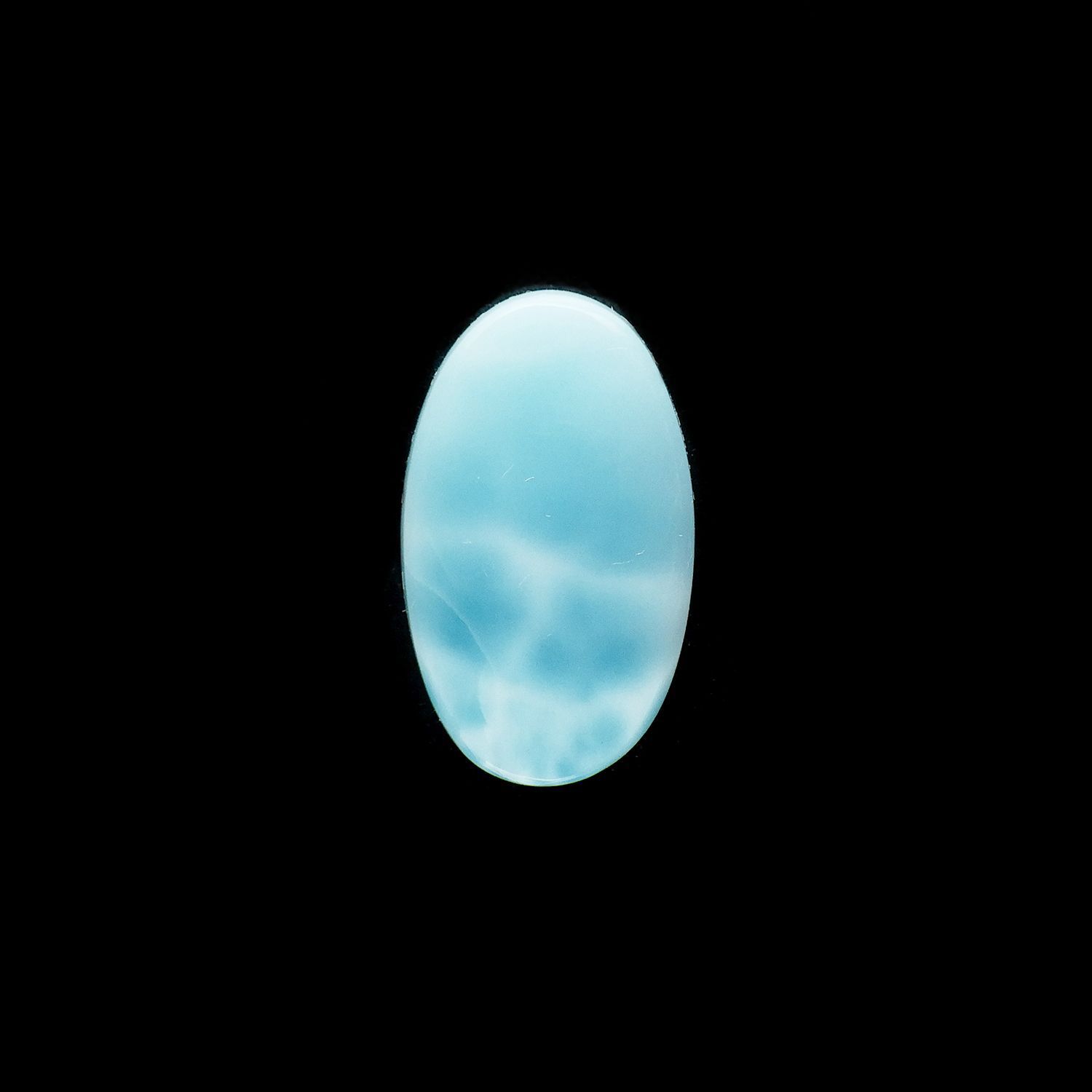 ラリマー(宝石名ブルー・ペクトライト) ドミニカ共和国産 29.56ct 識別済[240212108]24.2×14.4mm前後
