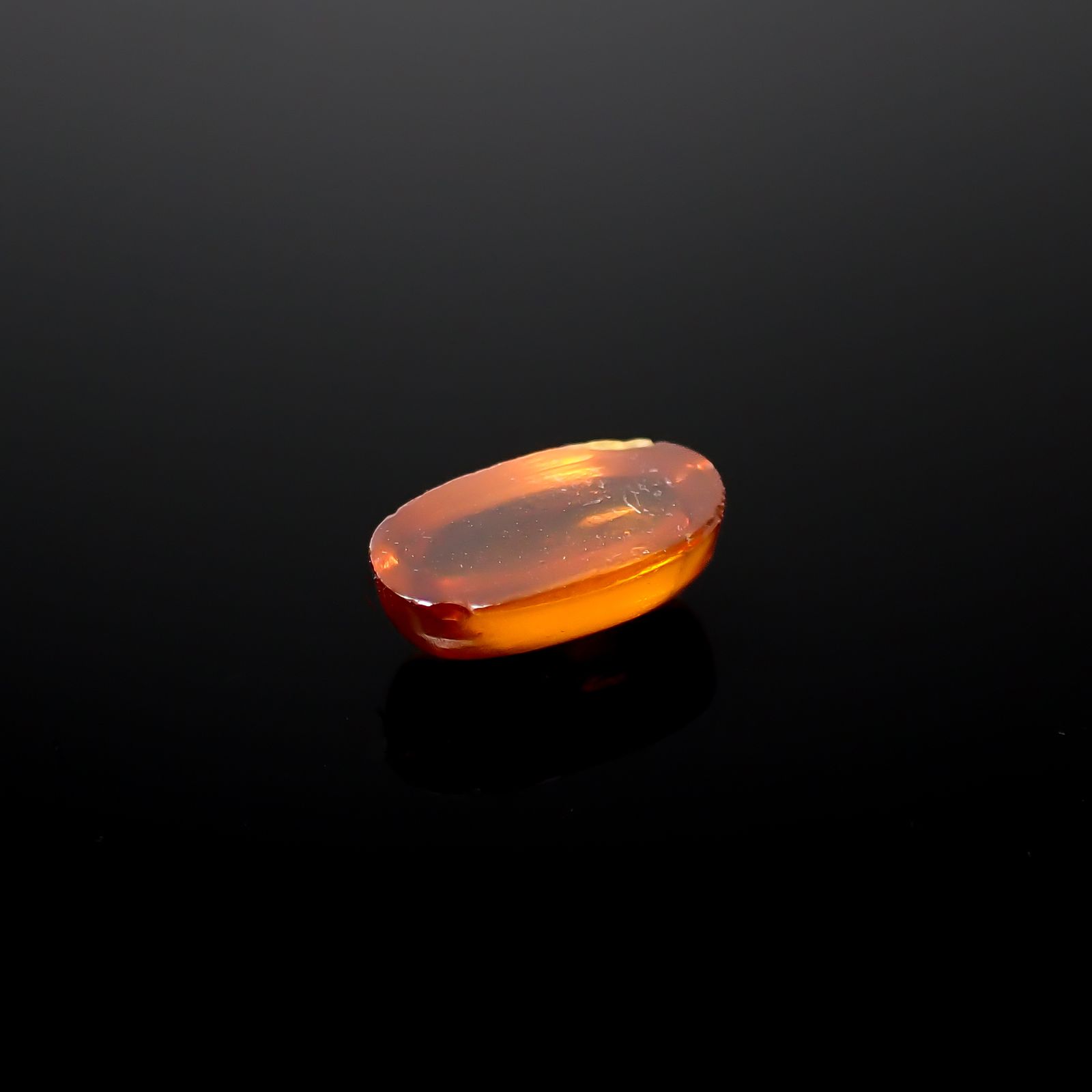 ジンカイト(半人工石/合成結晶)  ポーランド産 2.85ct[240628240]9.3x5.3mm前後