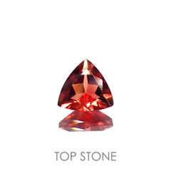 レッドラブラドライト(宝石名ラブラドライト)エチオピア産 0.45ct 識別済[221219569]5.6x5.7mm前後