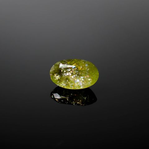 イリデッセンスクロムトルマリン ケニア産 1.66ct[240928935]9.3x5.8mm前後