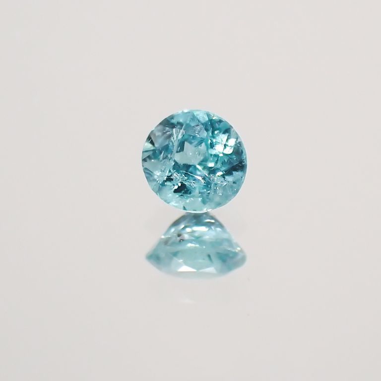 パライバトルマリン ブラジル産 ルース 0.074ct[210410658]2.7×2.6mm前後