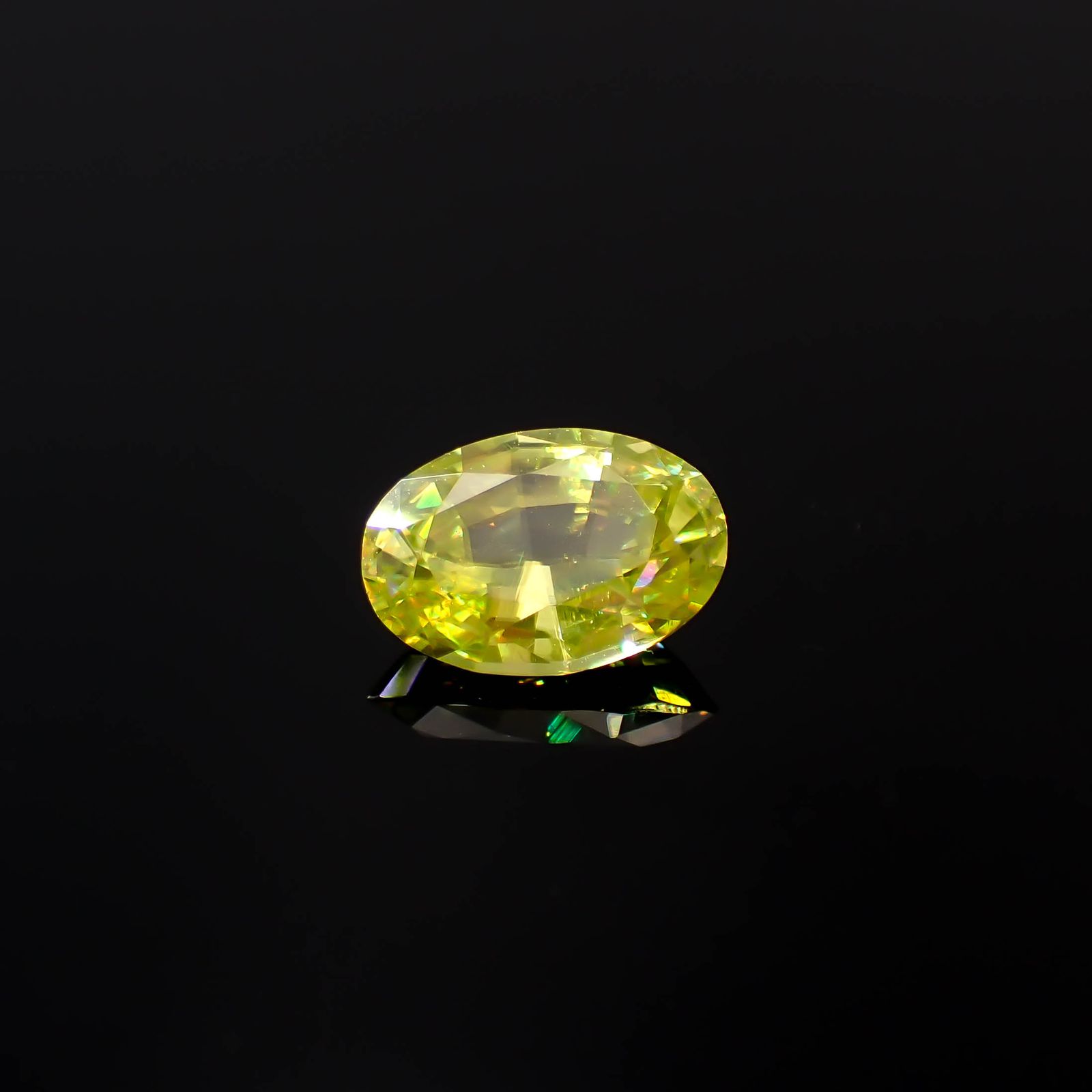 スフェーン(宝石名スフェーン)マダガスカル産 1.32ct 識別済[240627952]8.4x5.9mm前後