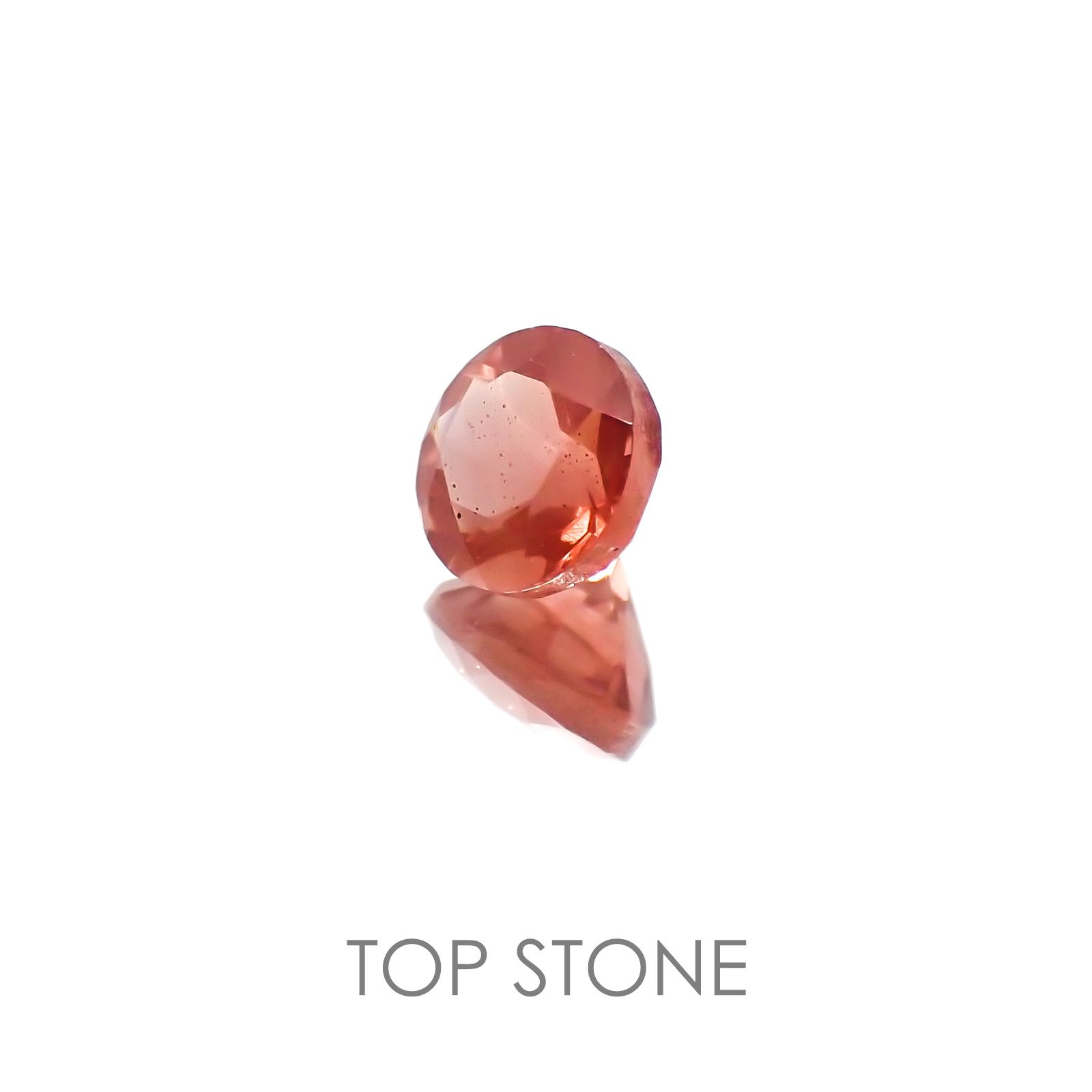 オレゴンサンストーン アメリカ産 ルース 0.52ct[20128396]5.1×5.1mm前後