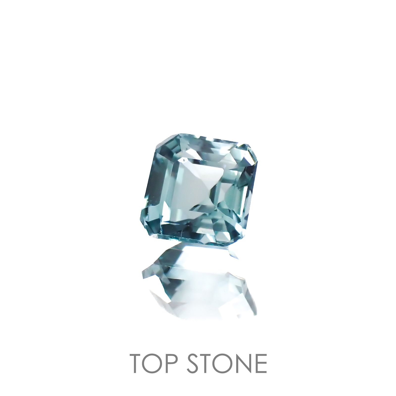 ブルートルマリン(宝石名トルマリン)アフガニスタン産 0.55ct 識別済[221018388]4.4x4.4mm前後