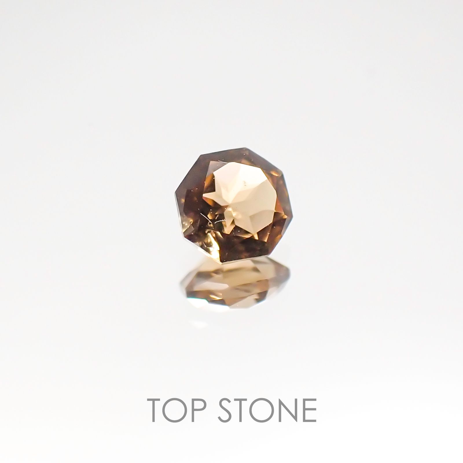 ◇オクタゴンカット◇ブラウントルマリンSA(宝石名ブラウン・トルマリン) ブラジル/アフリカ産 0.28ct 識別済[20117158]4.0×3.9mm前後