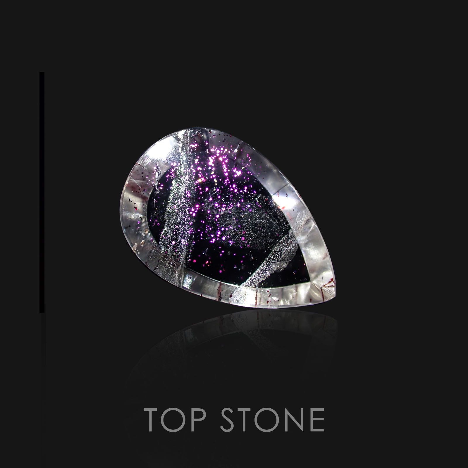 ティンカーベルクォーツ ブラジル産 11.18ct[21018109]20.4×14mm前後