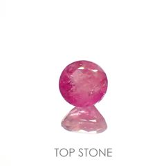 レッドベリル(宝石名レッド・ベリル/ピンク・ベリル)アメリカ・ユタ州産 0.15ct 識別済[220716756]3.5x3.4mm前後
