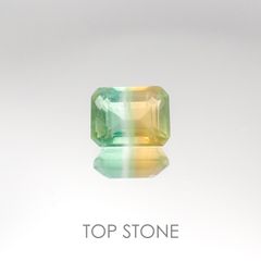 バイカラーフローライト ブラジル産 ルース 2.04ct[20095599]7.9×6.1mm前後