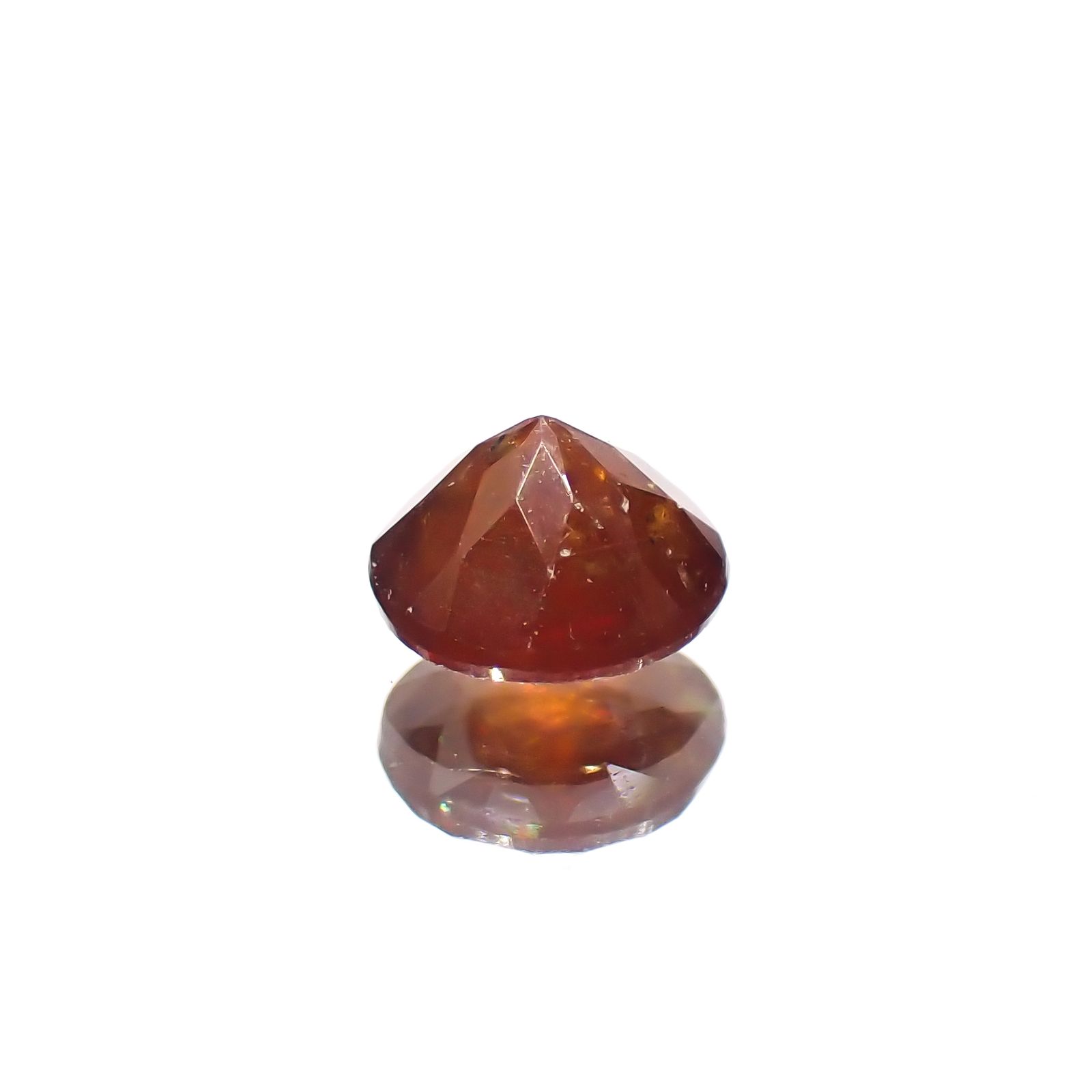 レインボーガーネット 日本・奈良県産 0.42ct[230923309]4.4x4.4mm前後