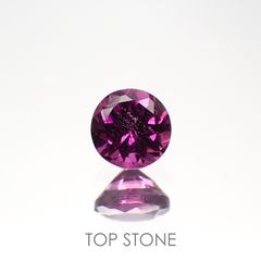 カラーシフト マラヤガーネット(宝石名ガーネット)タンザニア産 0.40ct 識別済[220817280]4.1x4.1mm前後