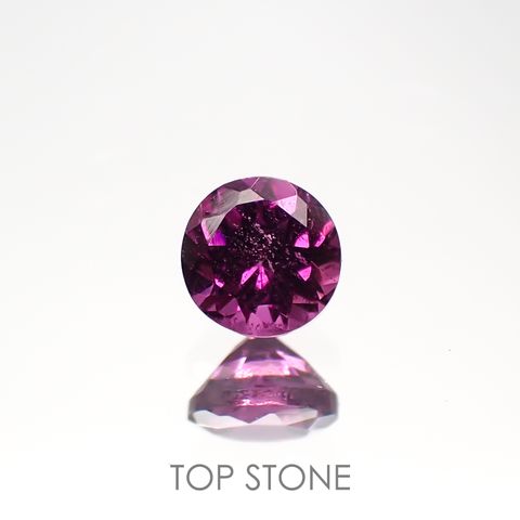 カラーシフト マラヤガーネット(宝石名ガーネット)タンザニア産 0.40ct 識別済[220817280]4.1x4.1mm前後