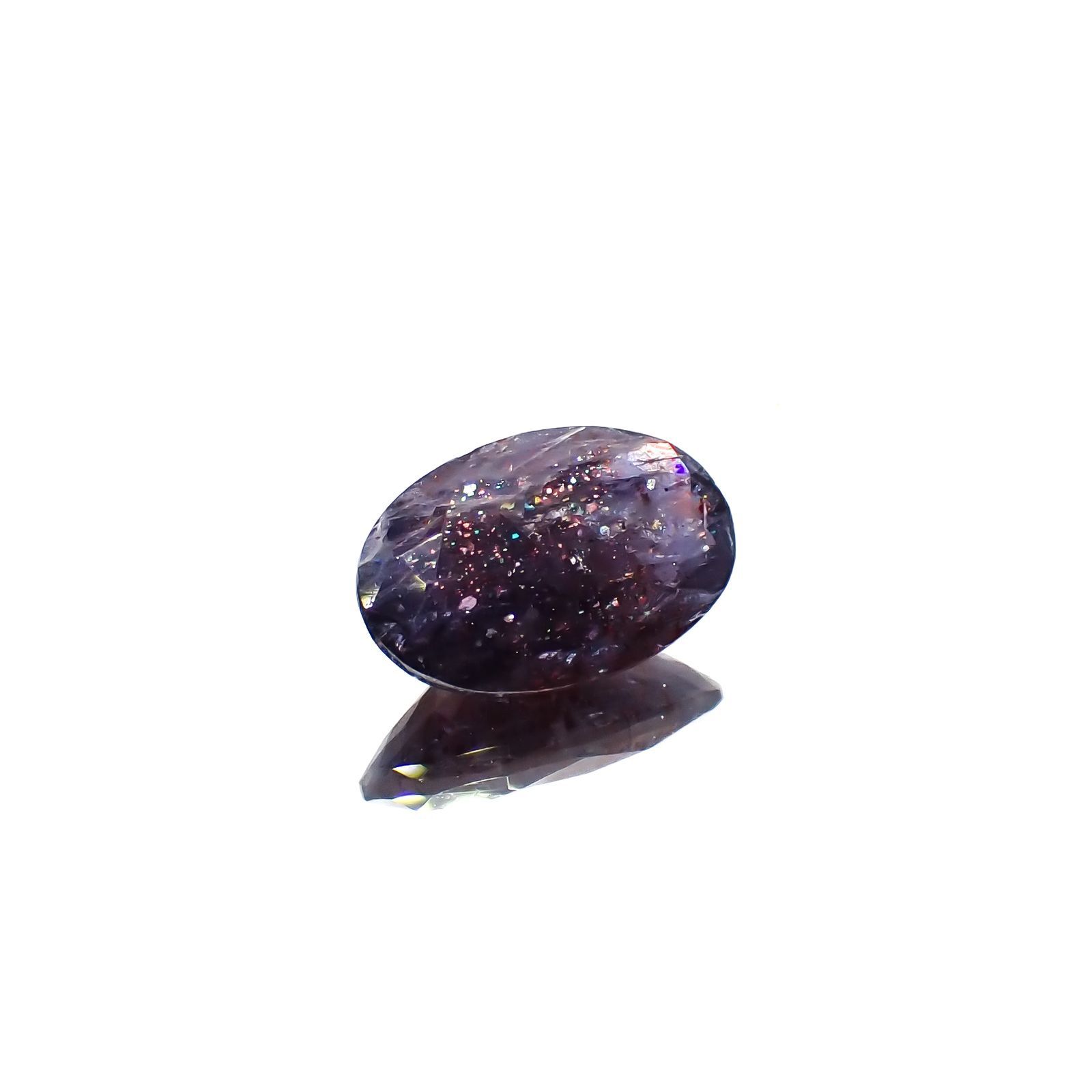 ブラッドショットアイオライト インド産 1.71ct[221219652]10.8x7mm前後