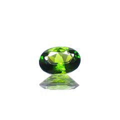 クロムダイオプサイド(宝石名クロム・ダイオプサイド)ロシア産 0.22ct 識別済[231023899]4.9x3.3mm前後
