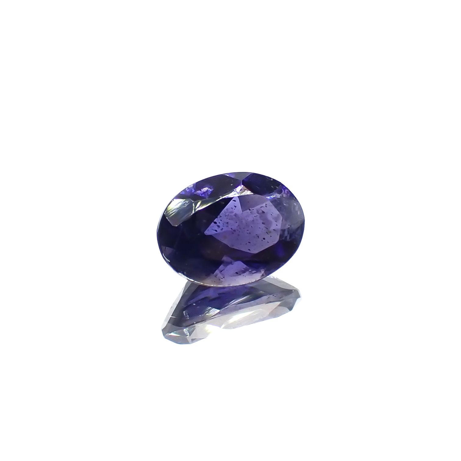 アイオライトサンストーン インド/ブラジル産 0.68ct[231224839]7x5.1mm前後