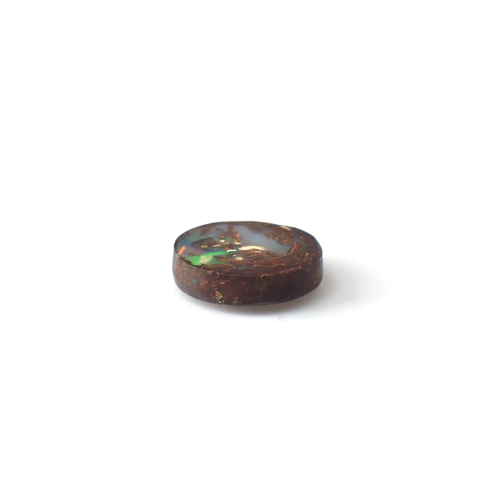ウッドオパール オーストラリア産 0.94ct / 7.6x7.6mm前後 [251031194]