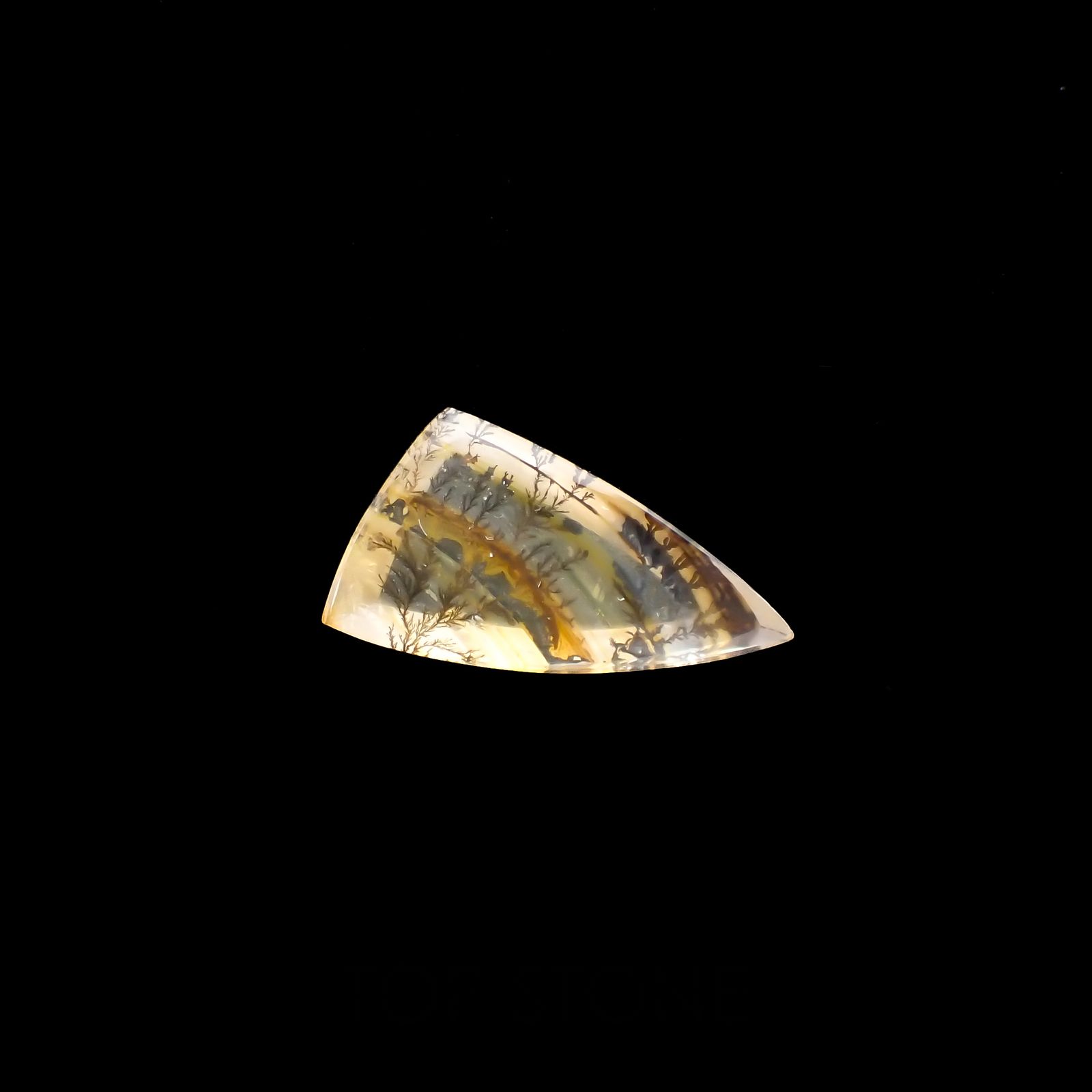 デンドリチッククォーツ ブラジル産 4.24ct[230321075]9.8x18.7mm前後