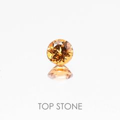 スペサルティンガーネット マンダリンオレンジカラー ケニア産 ルース 0.2ct[20084396]3.5×3.5mm前後