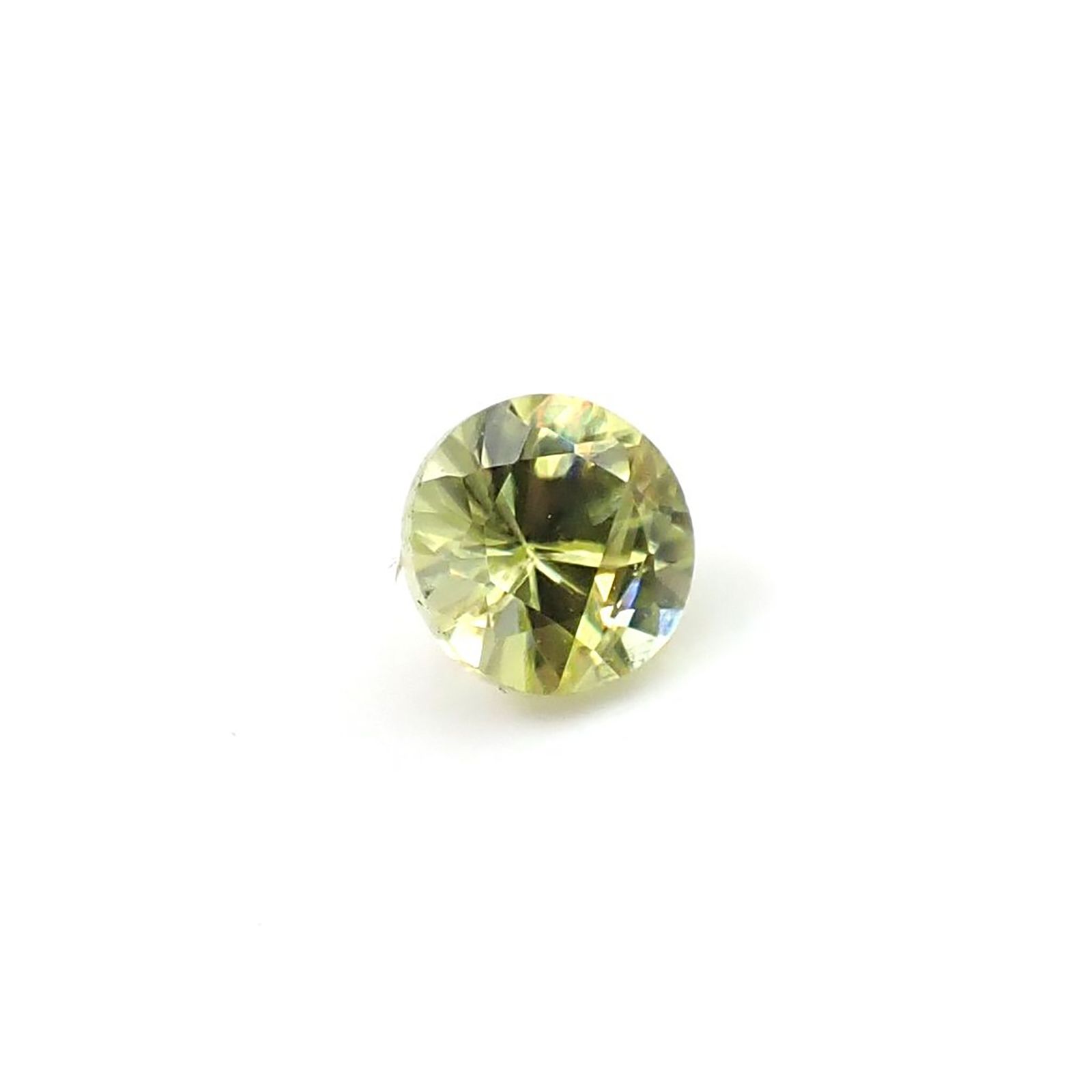 スフェーン(宝石名スフェーン)マダガスカル産 識別済 0.32ct / 4x4mm前後 [251231369]