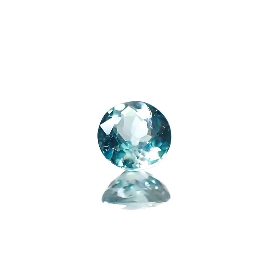 グランディディエライト(宝石名グランディディエライト)マダガスカル産 0.19ct 識別済[241229528]3.7x3.6mm前後