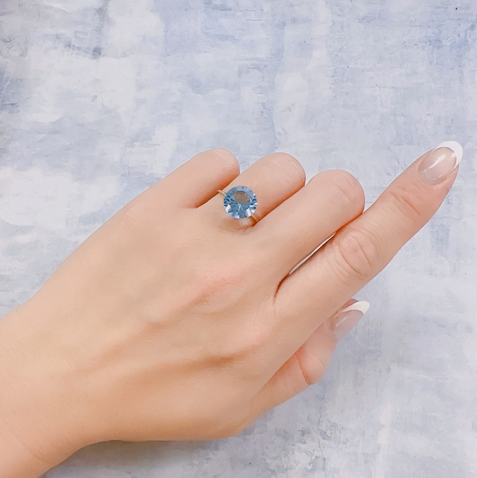 ブルートパーズ ブラジル産 4.12ct[221219316]10x10mm前後