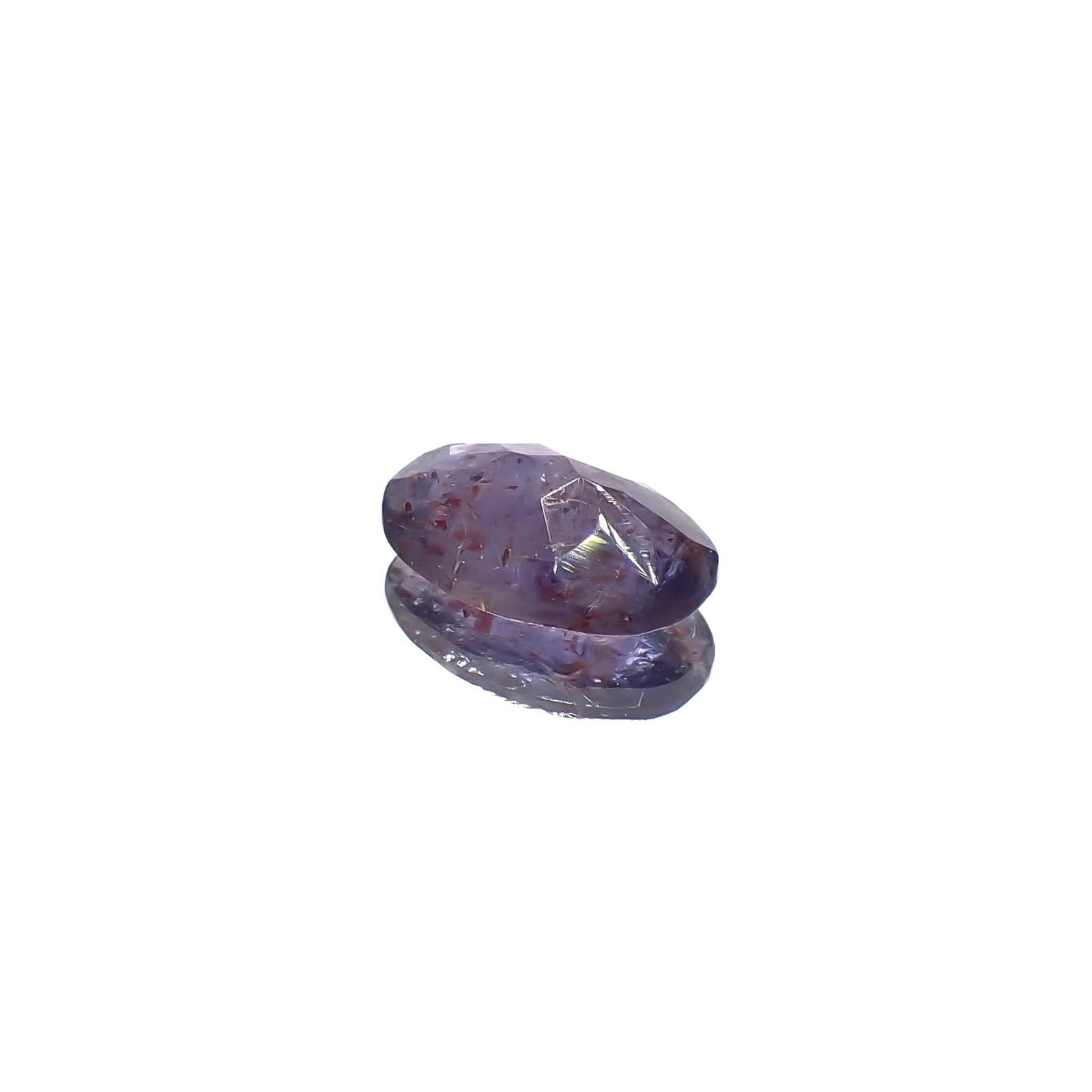 ブラッドショットアイオライト インド産 1.19ct[230622532]9.8x6.6mm前後
