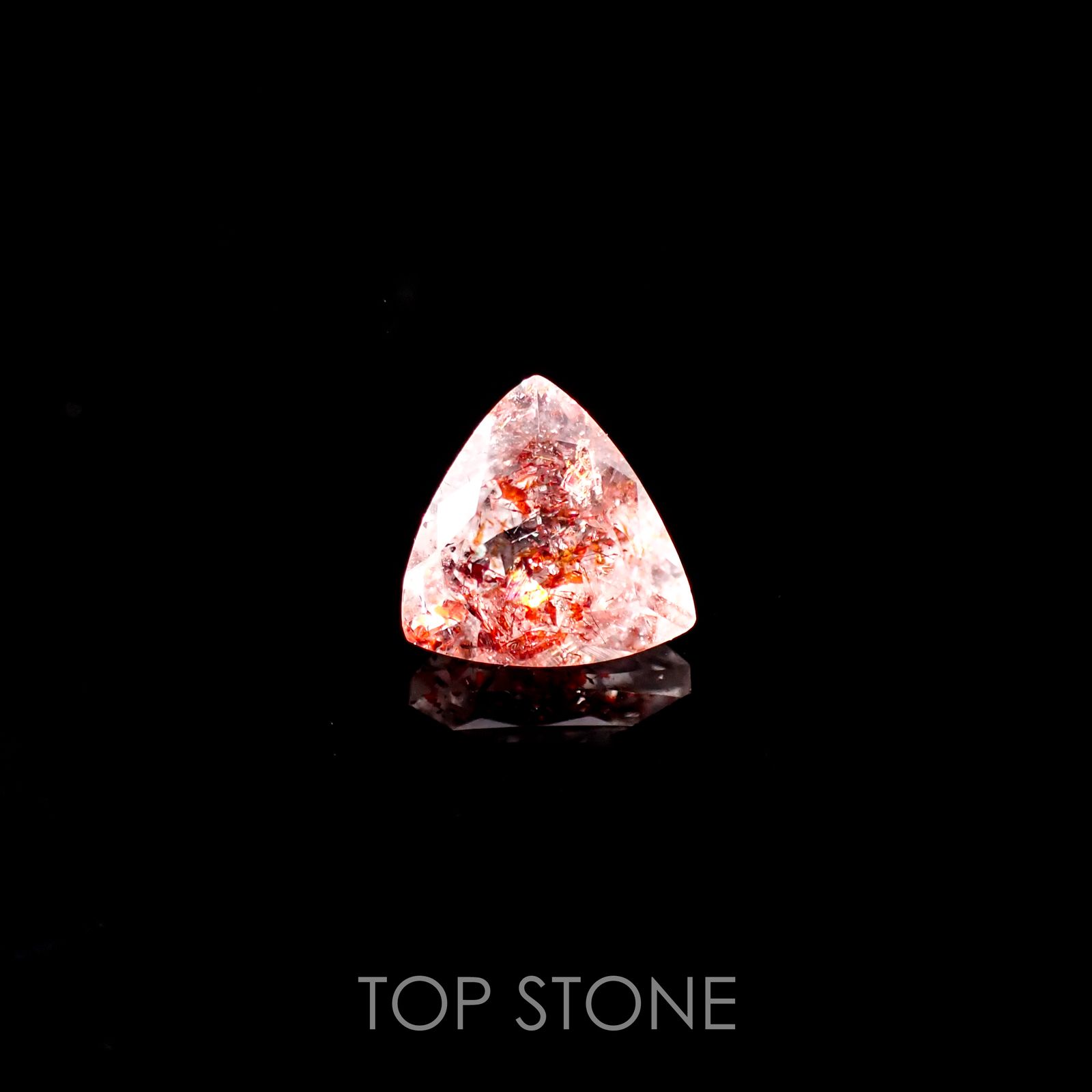 ファイヤークォーツ ナイジェリア産 ルース 1.59ct[210510707]8.3×8.3mm前後