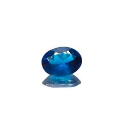 ディープブルーアパタイト マダガスカル産 1.06ct[240628161]7.7x5.9mm前後