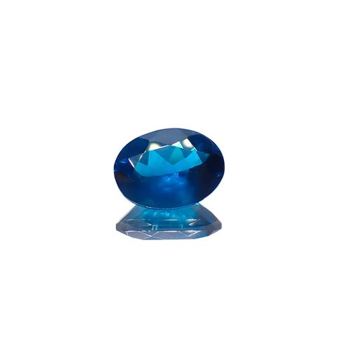 ディープブルーアパタイト マダガスカル産 1.06ct[240628161]7.7x5.9mm前後