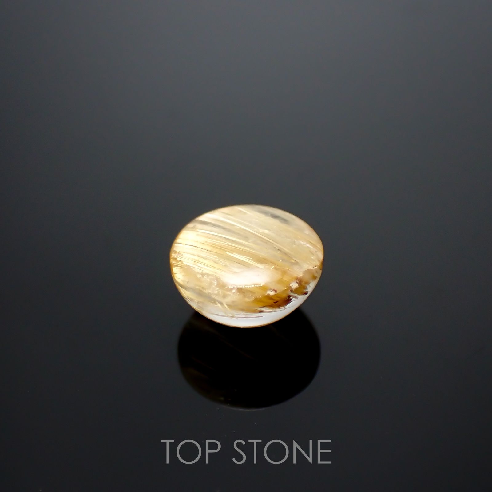 ルチルクォーツ ブラジル産 ルース 2.44ct[210913305]8.2×8.2mm前後
