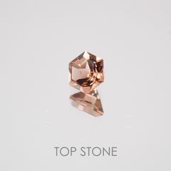 ◇ヘキサゴンカット◇バイカラートルマリンSA ブラジル・アフリカ産 ルース 0.15ct[21019151]3.1×3.1mm前後
