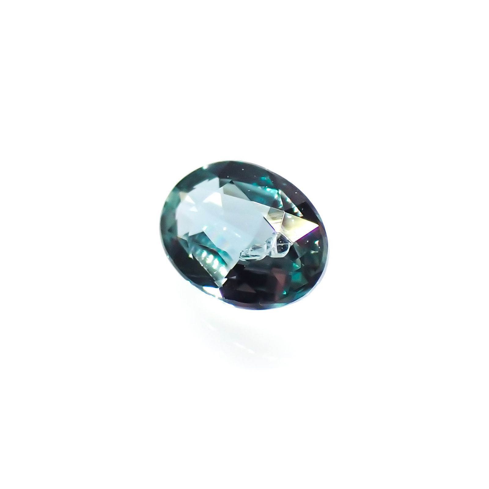 アレキサンドライト(宝石名アレキサンドライト)ブラジル産/EmeraldMains社製 0.106ct ソ付(彩珠)[220113810]3.5x2.5mm前後