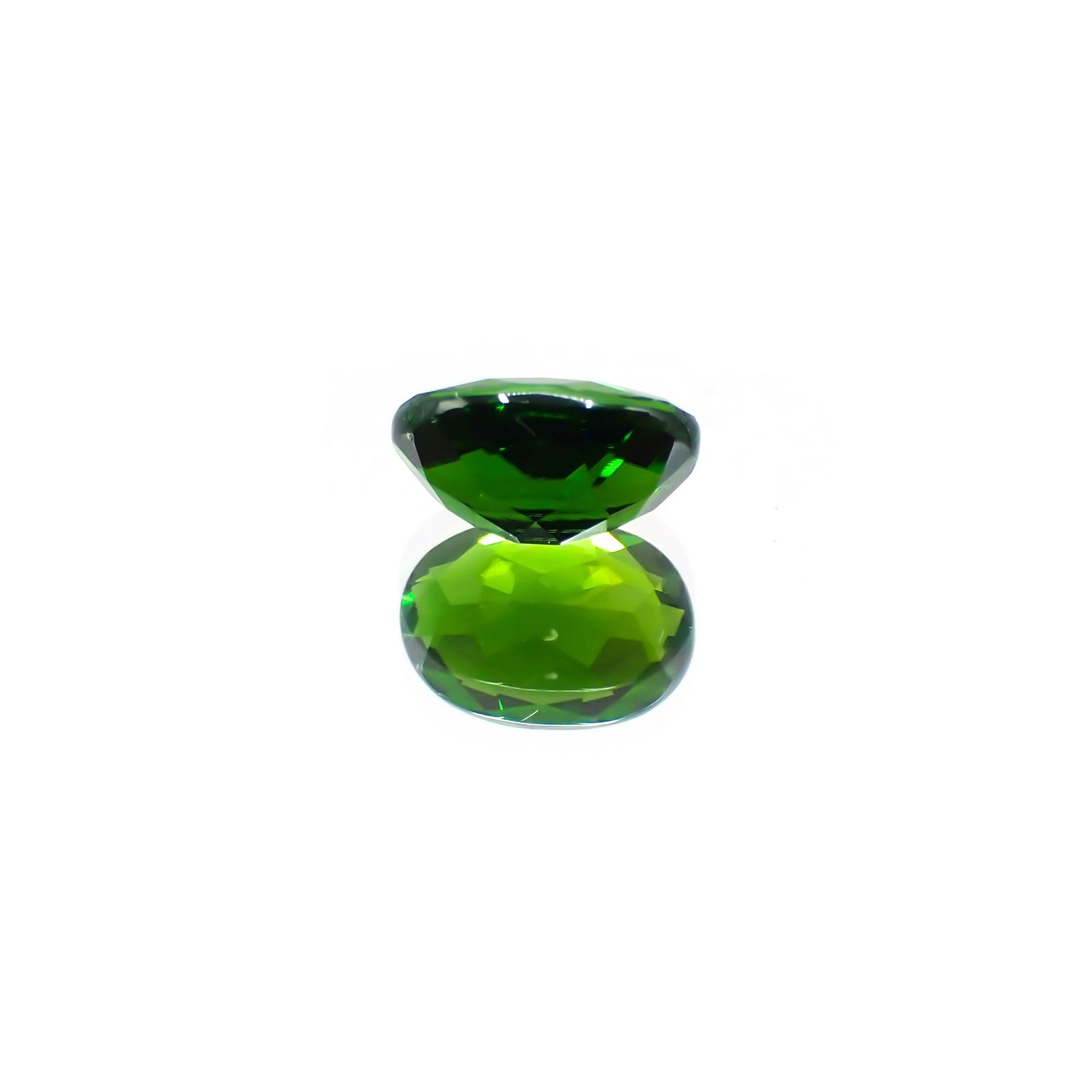 クロムダイオプサイド(宝石名クロム・ダイオプサイド) ロシア産 0.97ct 識別済[21079933]7.1×5mm前後