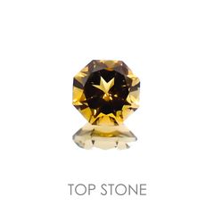 ◇オクタゴンカット◇イエロートルマリンSA(宝石名トルマリン) ブラジル産 0.53ct 識別済[21038198]5×5mm前後