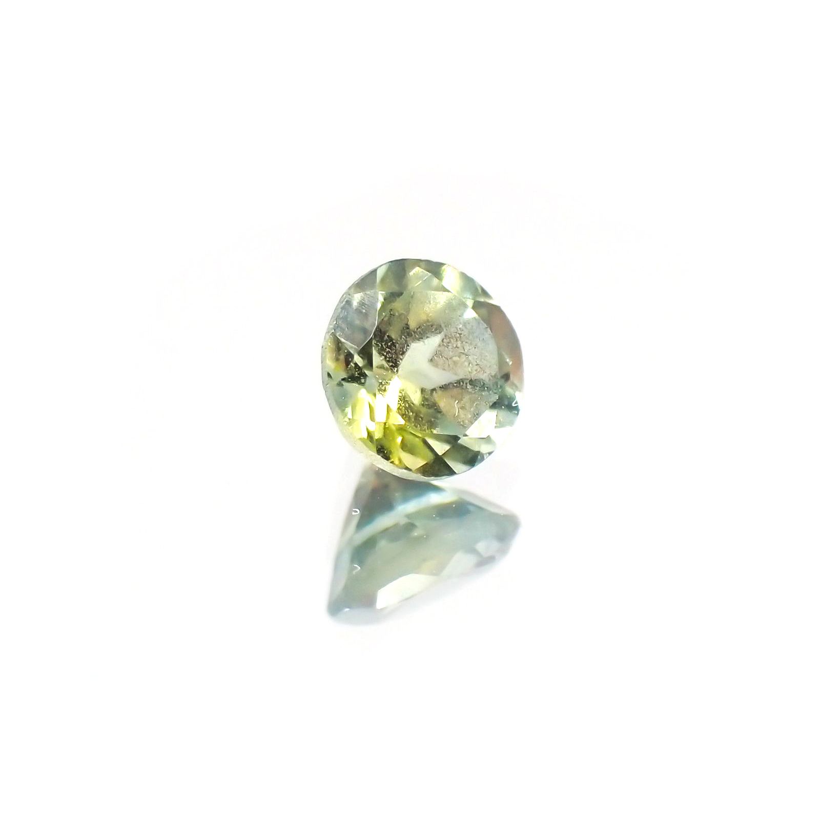 モンタナサファイア(宝石名サファイア) アメリカ・モンタナ州産 0.19ct 識別済[21029492]3.2×3.3mm前後