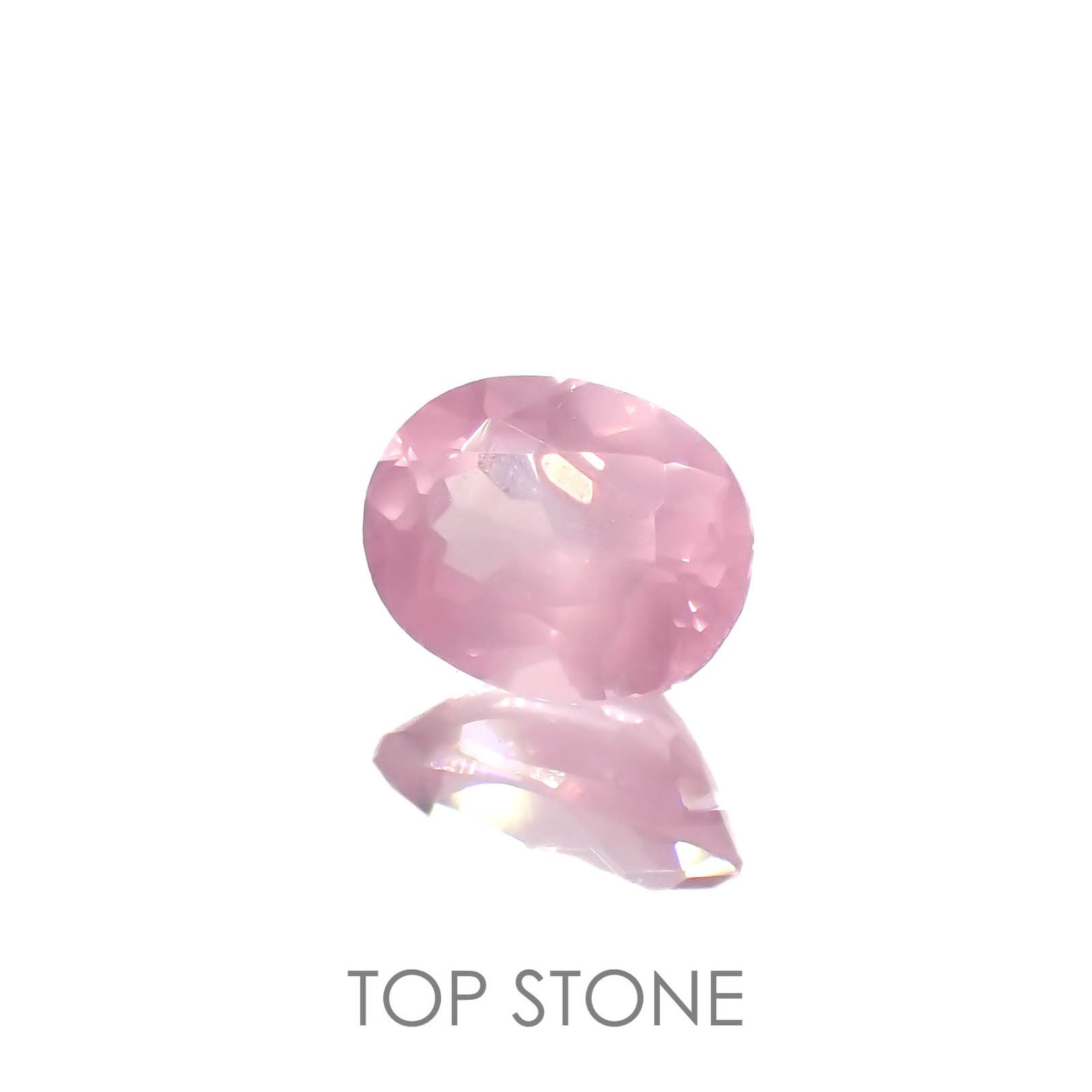 シルキーピンクスピネル(宝石名スピネル)タンザニア産 0.45ct 識別済[221219487]5.2x4mm前後