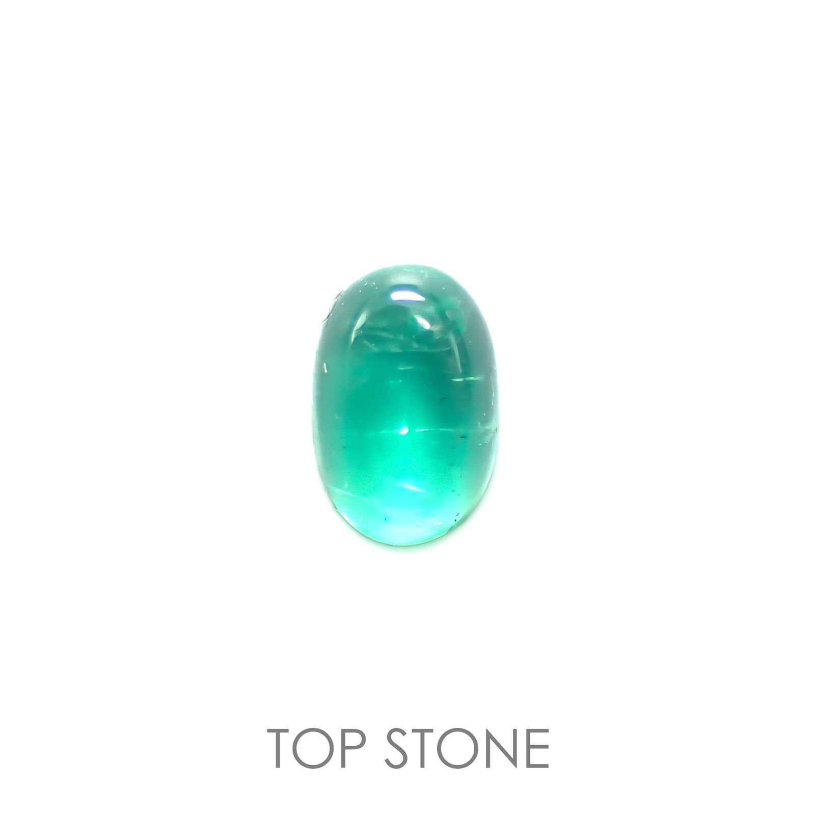 エメラルドキャッツアイ(宝石名エメラルド)コロンビア産 0.62ct 識別済[220115181]6.6x4.4mm前後