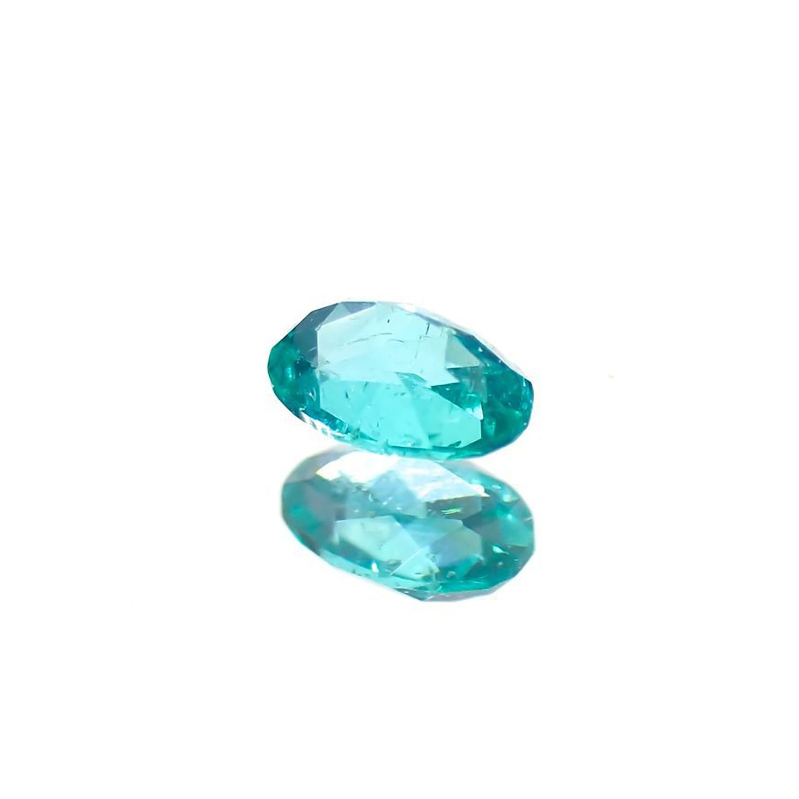 パライバトルマリン(宝石名トルマリン/別名パライバ・トルマリン)ブラジル産 識別済 0.083ct / 3.3x2.2mm前後 [221018775]