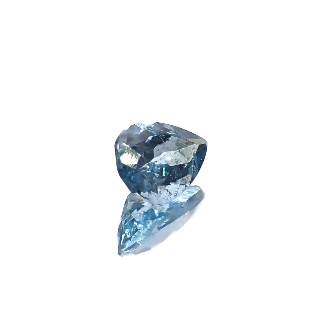 アクアマリン サンタマリアカラー マダガスカル産 0.58ct[240326965]6.8x4.8mm前後