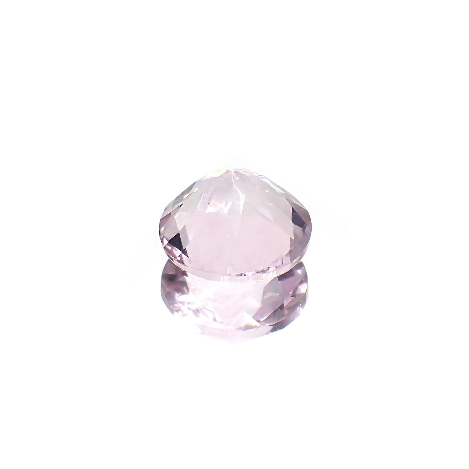 ピンクフローライト(宝石名フルオライト)ブラジル産 識別済 3.82ct / 9.9x9.8mm前後 [220115125]