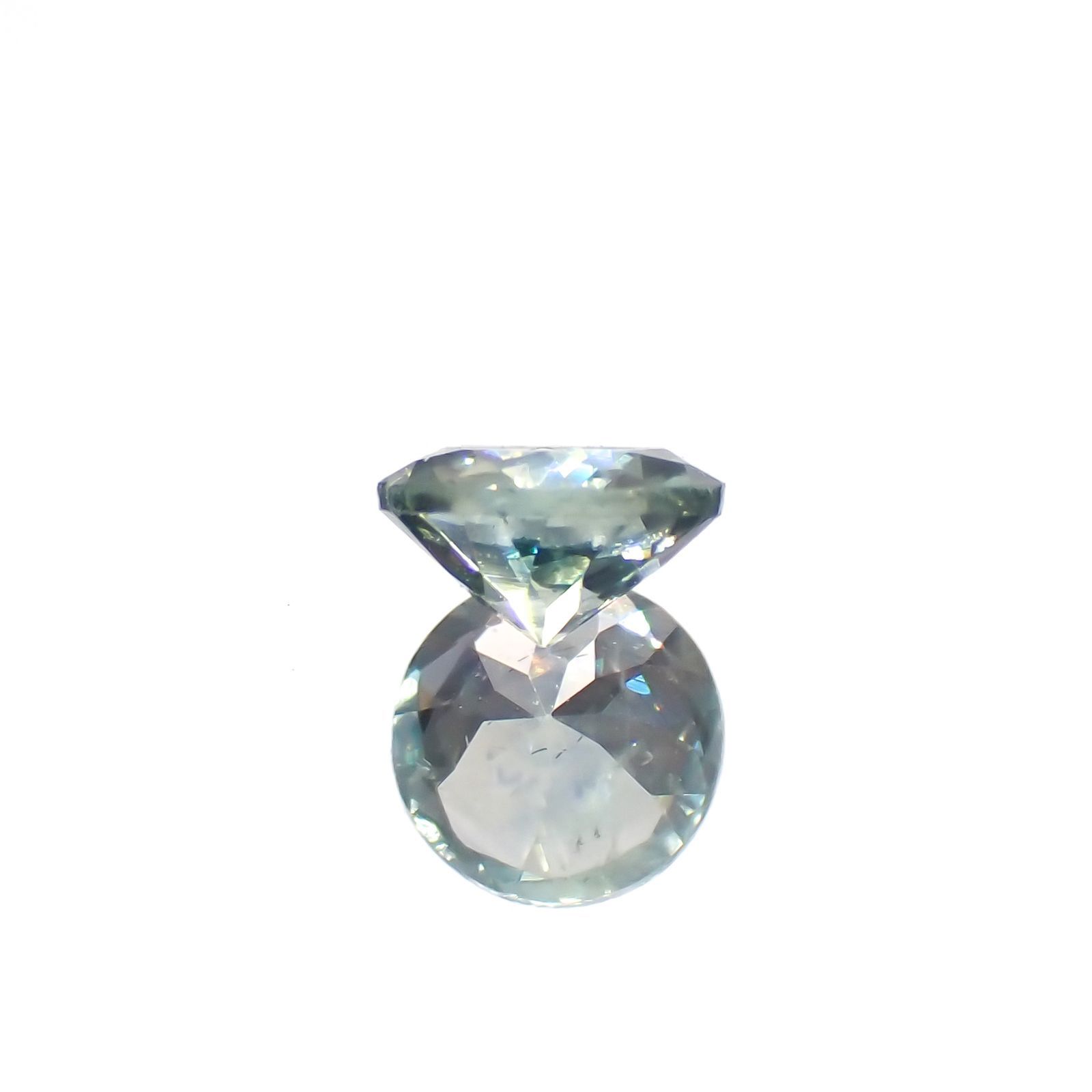 モンタナサファイア(宝石名サファイア)アメリカ・モンタナ州産 0.39ct 識別済[221219530]4.3x4.3mm前後
