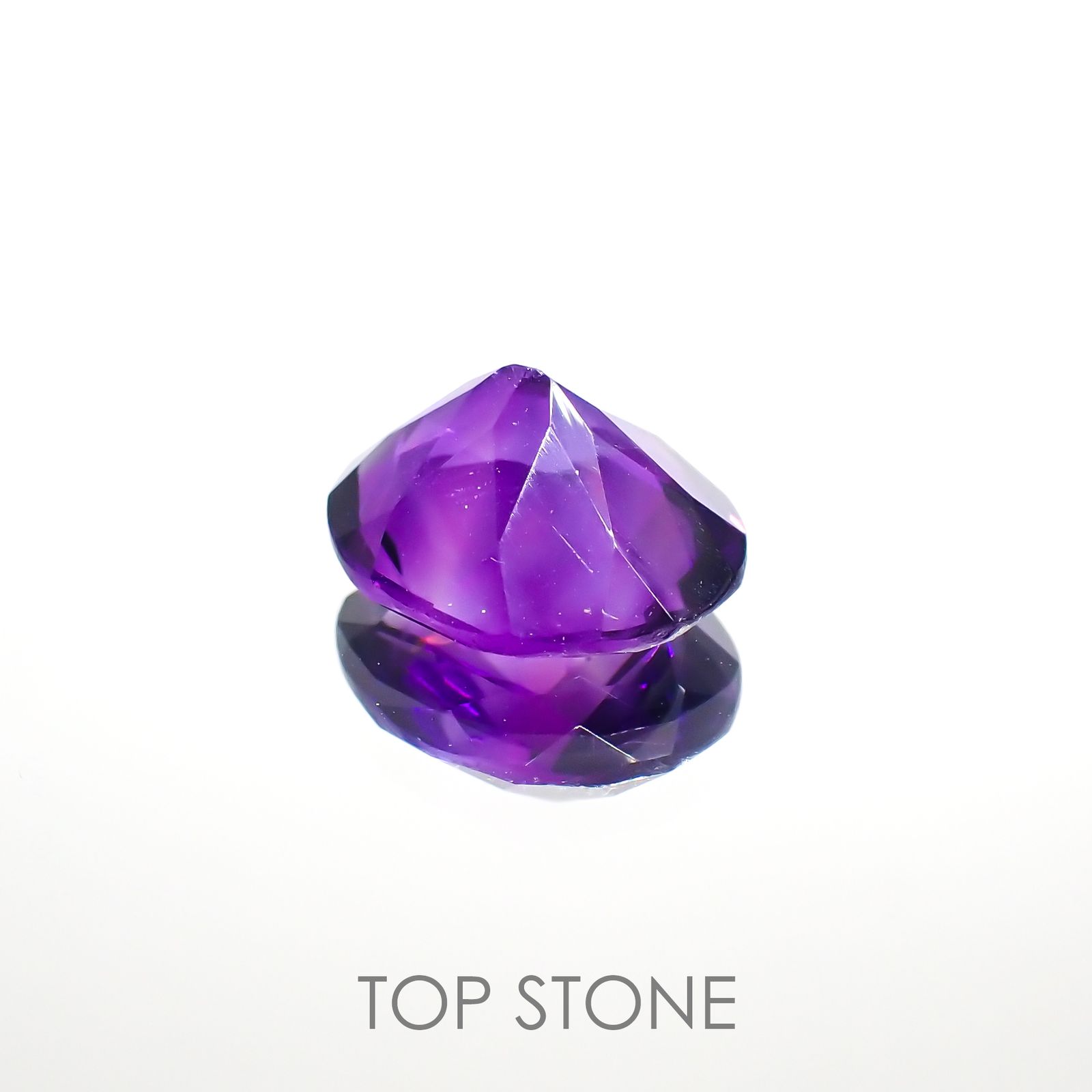 カラーシフトアメジスト(宝石名アメシスト)ブラジル/ウルグアイ産 3.75ct 識別済[220113973]12.1x10.1mm前後