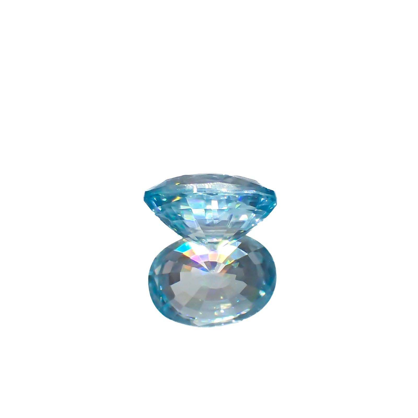アイスブルージルコン カンボジア産 2.19ct[221018657]8x6mm前後