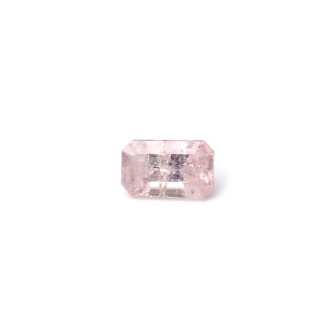ピンクグロッシュラーガーネット(宝石名ピンク・グロッシュラー・ガーネット)ミャンマー産 0.618ct ソ付(日独)[250430291]6.2x3.9mm前後