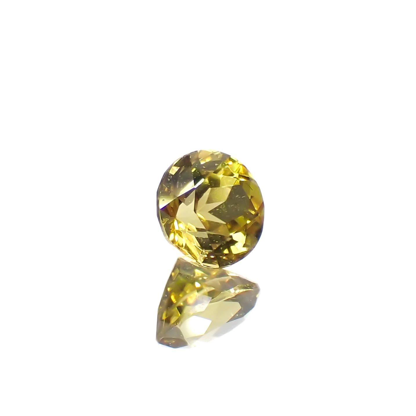 カナリートルマリン ザンビア・カナリー鉱山産 0.30ct[240527555]4x4mm前後